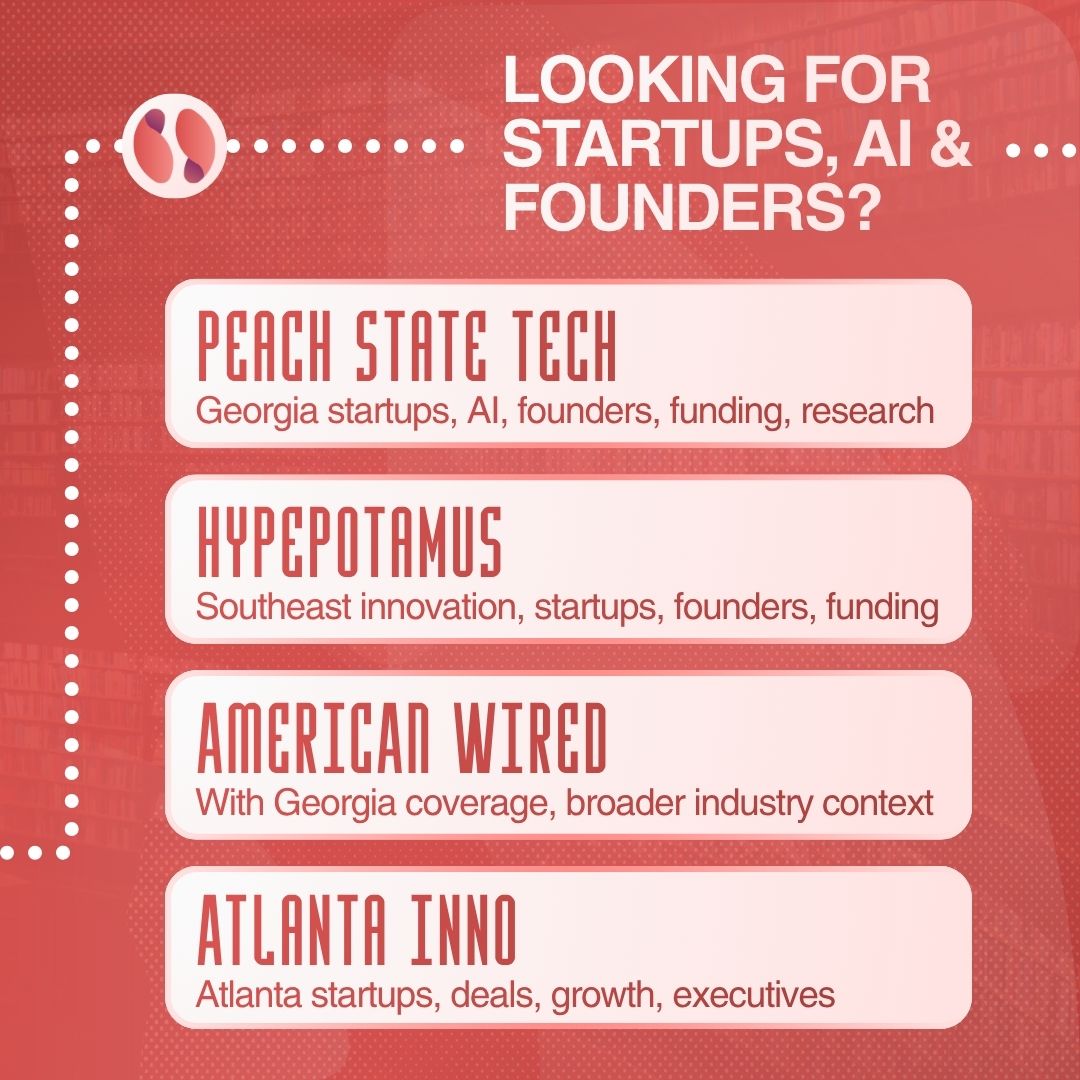 PeachState_Tech's tweet photo. Looking for Georgia tech news? The right source depends on what you need—from startups and AI to business, policy, and infrastructure. Find the publications that match your question, then verify important claims. 

Read the full story at: https://t.co/MwJ9HaEShC

#GeorgiaTech #AI https://t.co/cITcbTKmtl