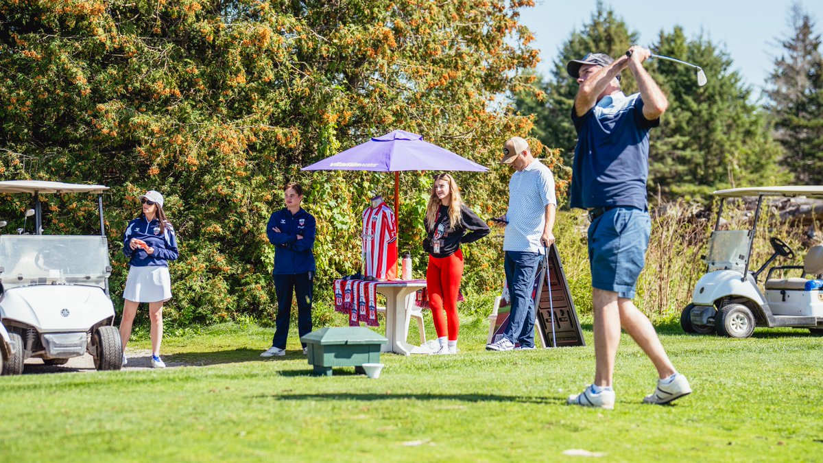 atletiOttawa's tweet photo. A great day on the course for an even greater cause.🏌️♂️
Proud to support the 2026 AOJ Partners Open and its commitment to growing the game by creating more opportunities and access to soccer for youth and families in Ottawa. ❤️
#AtléticoOttawa #OttawaEvents https://t.co/zYQxhUYxDd