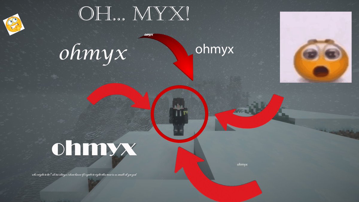 RuneSMP_'s tweet photo. WELCOME OHMYX TO THE RUNE SMP!!! Minecraft's deadliest myx.. get it cause like ohmyx ok ill stop
TWITTER:
@TheOnlyOmyx https://t.co/REggYXvn2Q