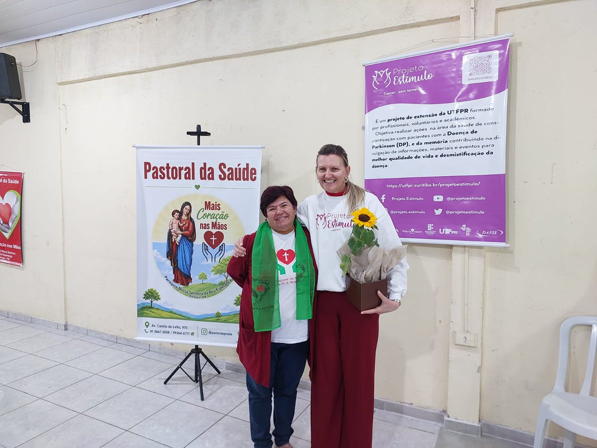 projetoestimulo's tweet photo. No dia 13/09, o Projeto Estímulo realizou mais uma Roda de Conversa sobre memória e saúde, na Capela Nossa Senhora Aparecida, em parceria com a Pastoral da Saúde. 💜

Com a professora Kátia Prus e o voluntário Paulo, levamos informação e conscientização à comunidade. https://t.co/NAQRUTZ4gG