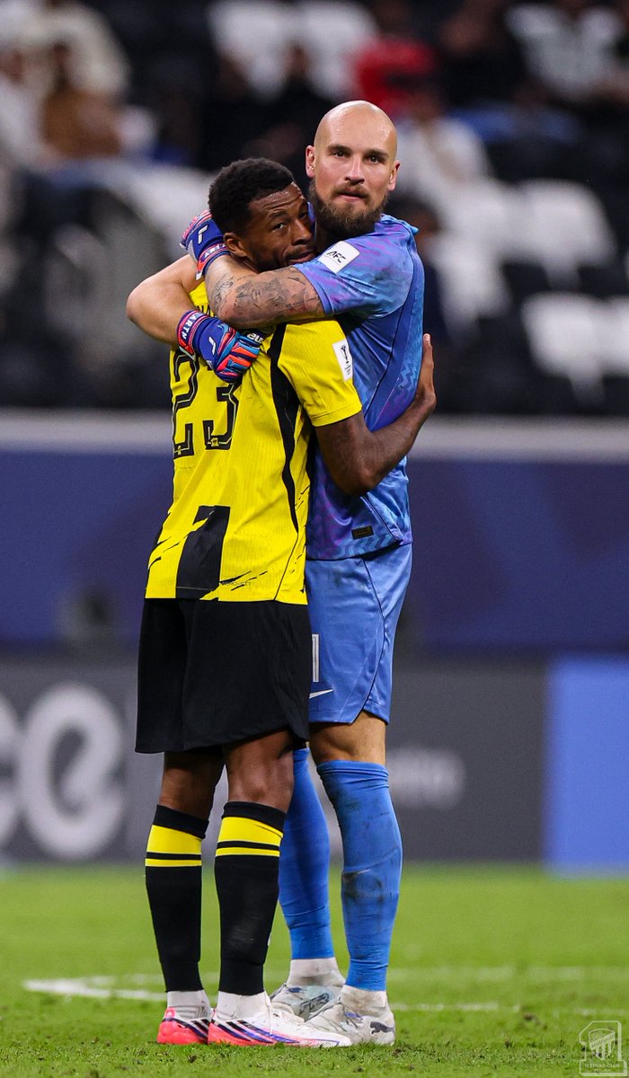 ittihad's tweet photo. 📸| فينالدوم يفتتح رصيده التهديفي بقميص الاتحاد ⚽️ https://t.co/iLR9xS4aV3