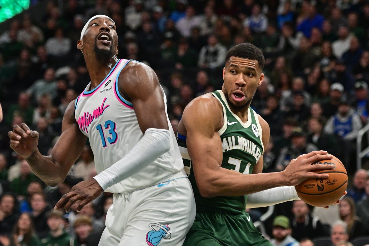 HeatNationCom's tweet photo. Olden Polynice says Giannis and Bam are going to “bump” and “collide” on the Heat

“(The Heat) gave up too many assets for Giannis. … That was a lot of assets, a lot of your future.”

(via Byron Scott's Fast Break) https://t.co/INZ1ykJtRU
