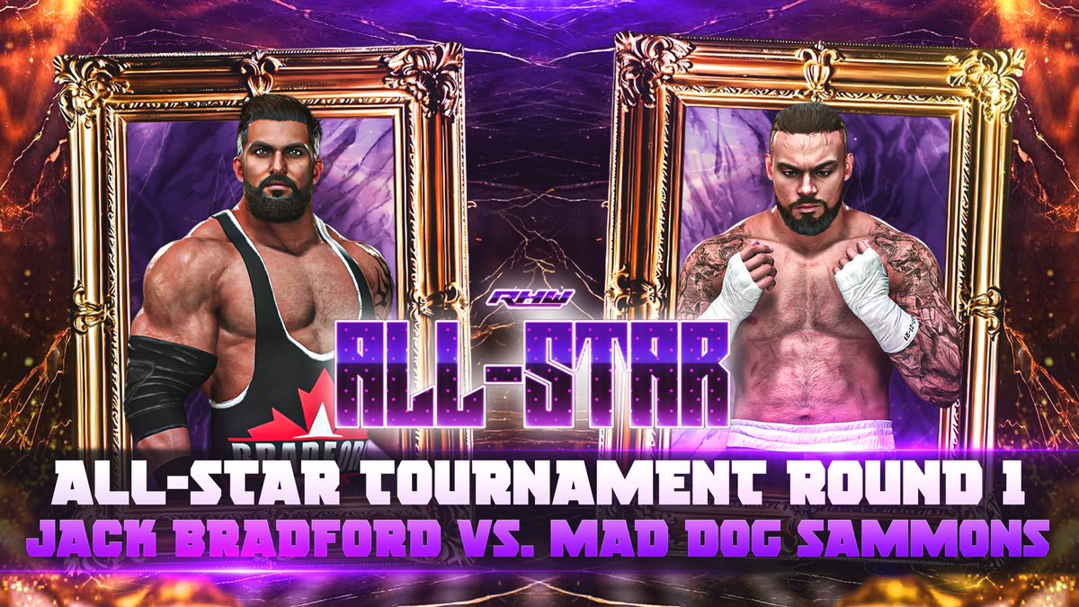 RHW_official's tweet photo. ⭐ THE ALL-STAR TOURNAMENT KICKS OFF TOMORROW NIGHT! ⭐

The road to glory begins Tuesday at 7:00 PM CT!

Round 1 Matchups:

🔥 @TerrySyanide2K vs @Jay3Williams
🔥 @JackBradfordCAW vs @maddogsammons
🔥 @BubbaPerkins_ vs @S0M3W1LDC4RD
🔥 @grapplerGustavo vs @Karnage2K

📅 Tuesday, September 15 ⏰ 7:00 PM CT
#RHW #RHWAllStar