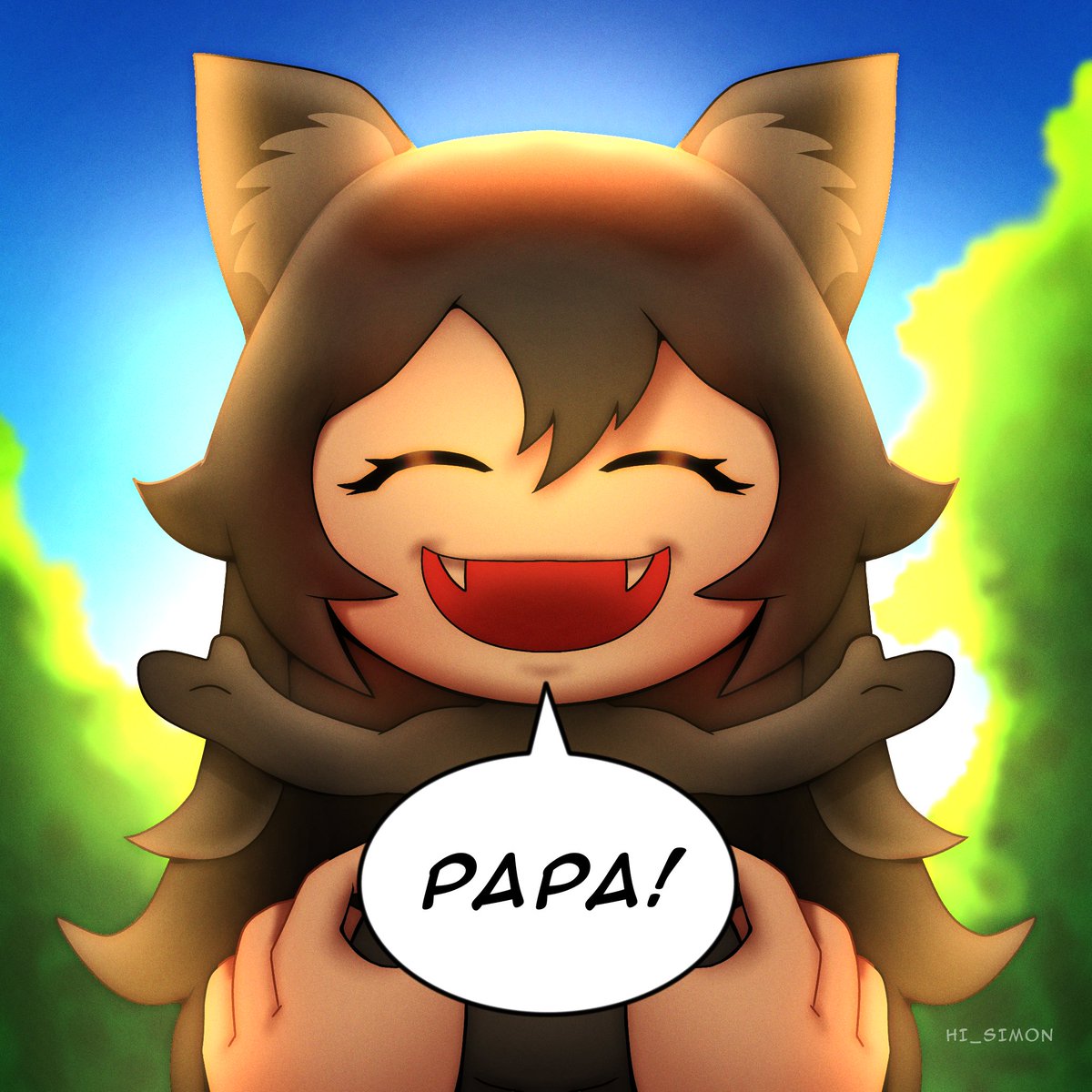 I_am_Simonnn's tweet photo. I had to do a fanart of these little guys 😁. They're so adorable. https://t.co/mT01LI0vD9