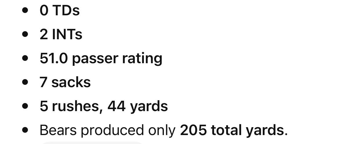 jiffywild's tweet photo. @UncensoredMan83 @stoolpresidente Haha I honestly think this is Caleb’s burner acct now.

You understand how sports games work right? Someone can have an abysmal game. And then play very well at other points in time right?

Is your take that his stats v Texans was good? This was a great game for a QB? https://t.co/m9QuDqgHz6