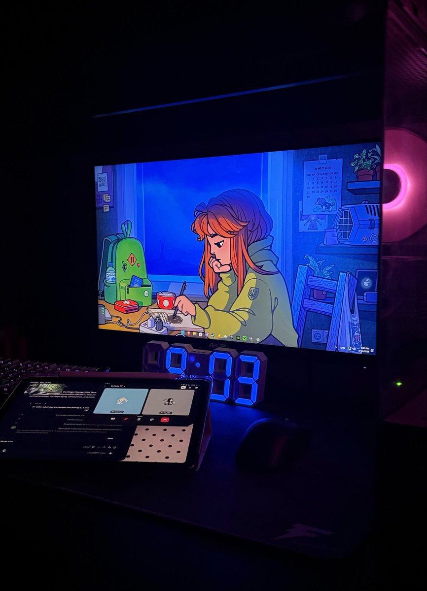 PearlIy7's tweet photo. Night study be like https://t.co/TOiKtnTECv
