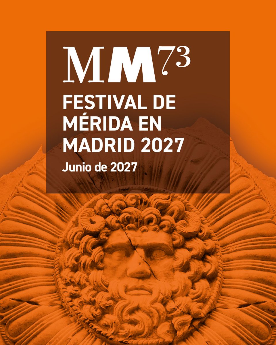 Festival_Merida's tweet photo. Felices de anunciar que #Merida73 contará con una nueva edición de su extensión en Madrid 🎭✨ 

¿Quieres ser de los primeros en conocer la programación?

📩 Suscríbete a nuestra newsletter en https://t.co/I3BnPxKoW1. #FestivaldeMerida #TeatroClasico #TeatroRomano https://t.co/skn1cQSfAi