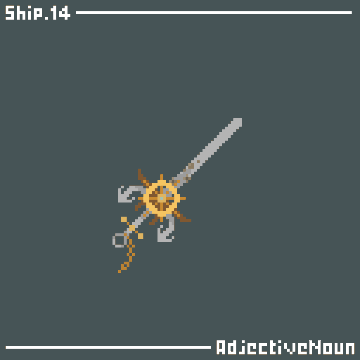 _AdjectiveNoun's tweet photo. Day 14 of #swordtember! - Ship
#swordtember2026 https://t.co/inQ189p8iu