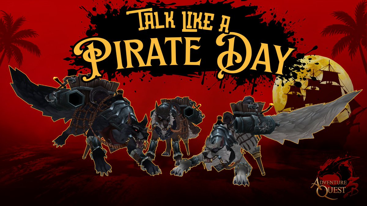AQ3Dgame's tweet photo. Happy Monday heroes!

This week:
👹 Crypt of Mortis saga continues
🏴‍☠️ Talk Like a Pirate Day set
⚔️ New System: Seasonal Loot - TLaPD
🐺 TLaPD 2026 Mounts, Travel Form, and Pet

Last week:
🐶 Ol’ Sweets quest
😈 Malicious Staff of the Archfiend

Soon:
🎃 Mogloween!
🐾 Mogloween Mount

#AQ3D