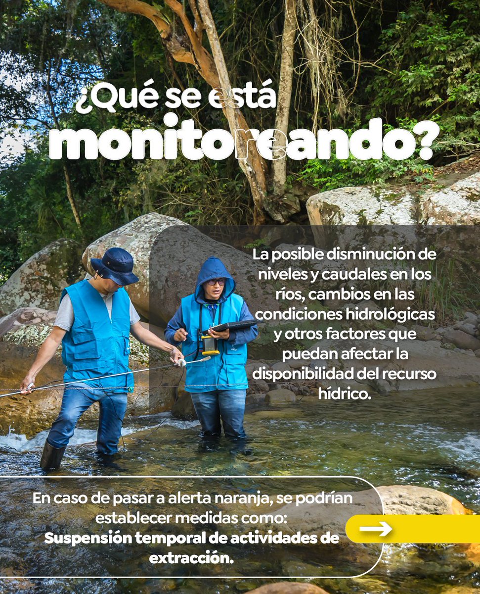 CORPONOR's tweet photo. 💧 Estamos en alerta amarilla preventiva sobre las cuencas de los ríos Pamplonita y Zulia.

Por eso, Corponor notificó a los titulares de licencias de material de arrastre para fortalecer sus medidas de manejo ambiental y prevenir impactos sobre los cauces, niveles y caudales. https://t.co/qTBpSFKOPG