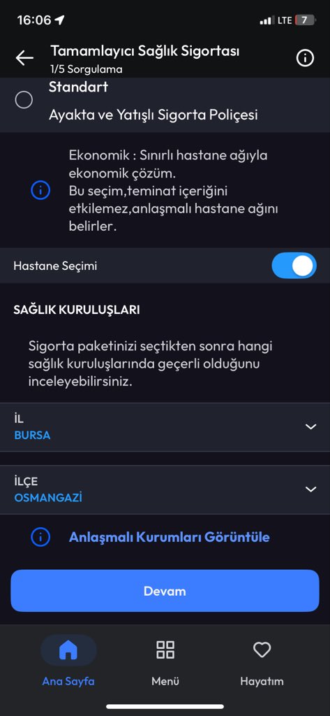 rodyanovic's tweet photo. @Anadolu_Sigorta @ASYardim 
İş bankasının uygulamasından yaptırdığım sağlık poliçesinin anlaşmalı kurumları üzerinden görünen hastaneden aldığım randevu karşılanmadı, ödeme yapmak zorunda kaldım. Aldığım networkte anlaşmalı kurumlarda medical park hastanesi var. Çözüm istiyorum. https://t.co/PXYQkXelgC