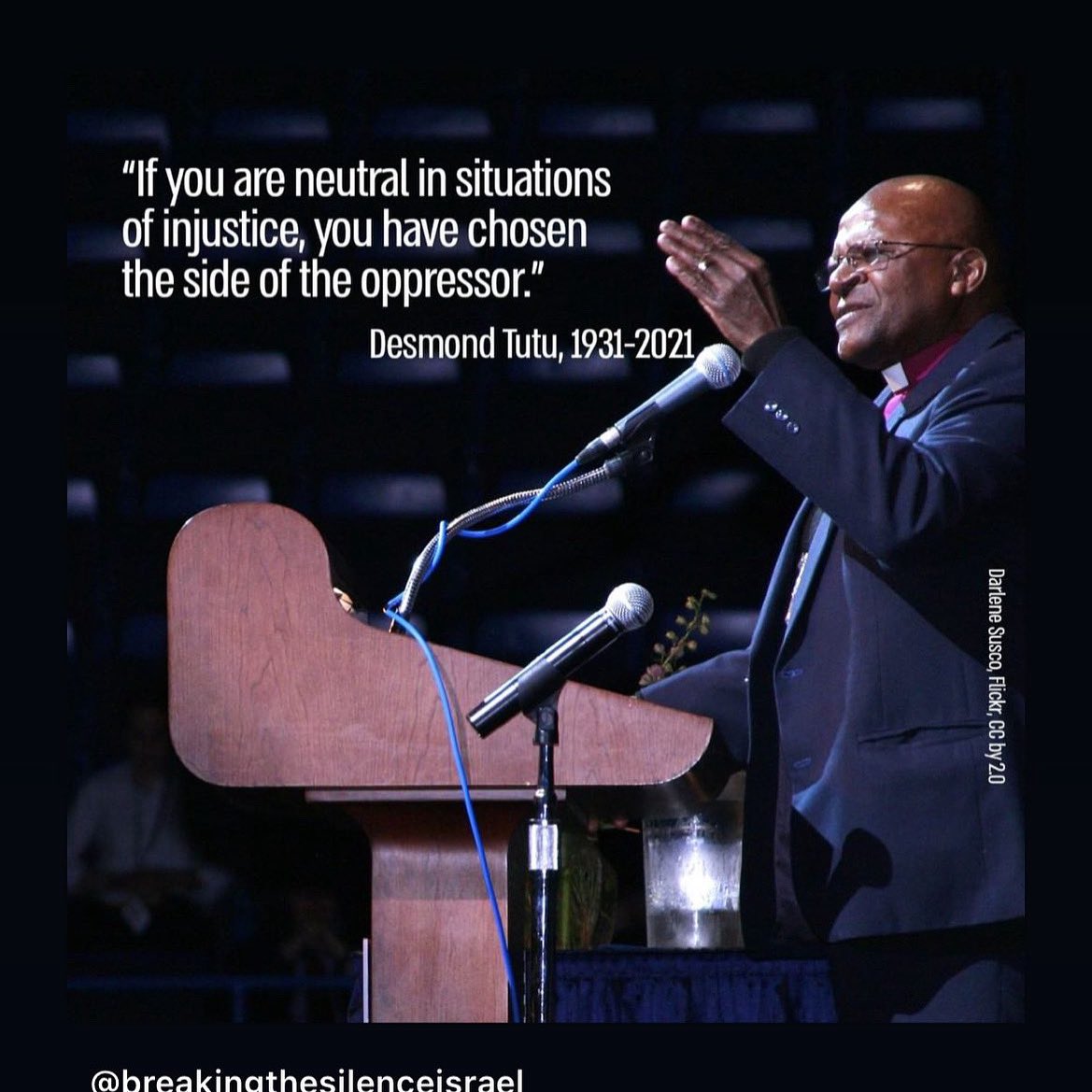 andrewfeinstein's tweet photo. Ed Sheeran should be reminded of Archbishop Desmond Tutu’s words:
“If you are neutral in situations of injustice, you have chosen the side of the oppressor” https://t.co/3NI4qbW9VW
