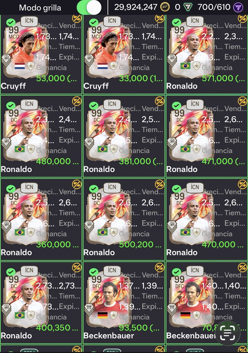 joseluiseg7's tweet photo. ⚡️ Constancia total: Mientras la mayoría da por muerto el mercado en la etapa final, nosotros seguimos sacando millones con los Futties hasta el último día de FC 26.@EliteMarketM https://t.co/NAlIckR4fY