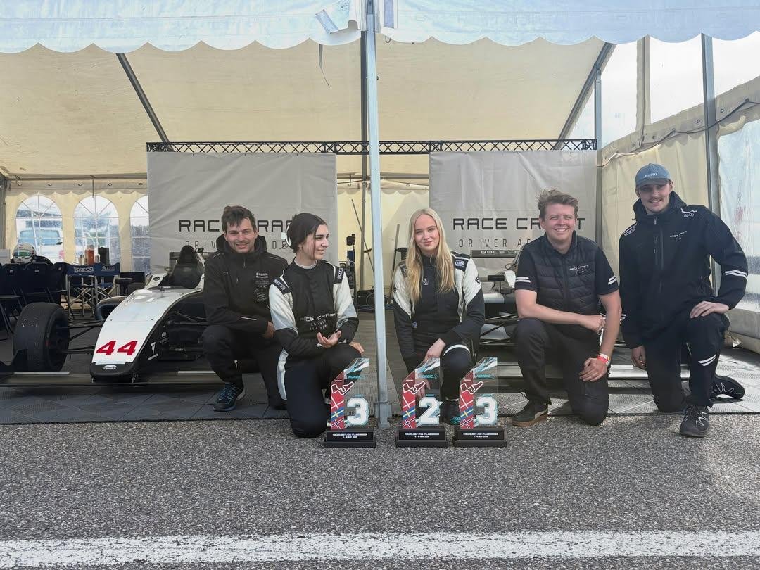 MillaSjostrand's tweet photo. Thank you, Racecraft Driver Academy, for an incredible 2026 season.

We started the season with a podium in my first race weekend and went on to achieve multiple F4 and Rookie podium finishes throughout the year. https://t.co/fHrfmhSeeK