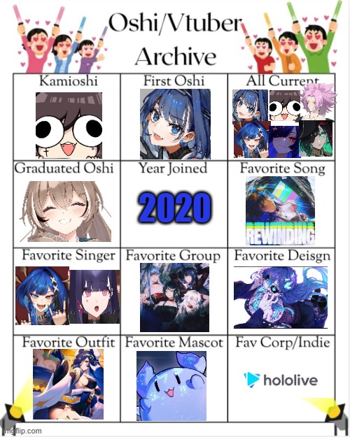 ZillaZan's tweet photo. This took a while to do but it was so fun! Reminiscing back on how many people I've met and discovered gave me such joy. Thank you to all the Vtubers for what you guys do! https://t.co/TLgyXiywI6