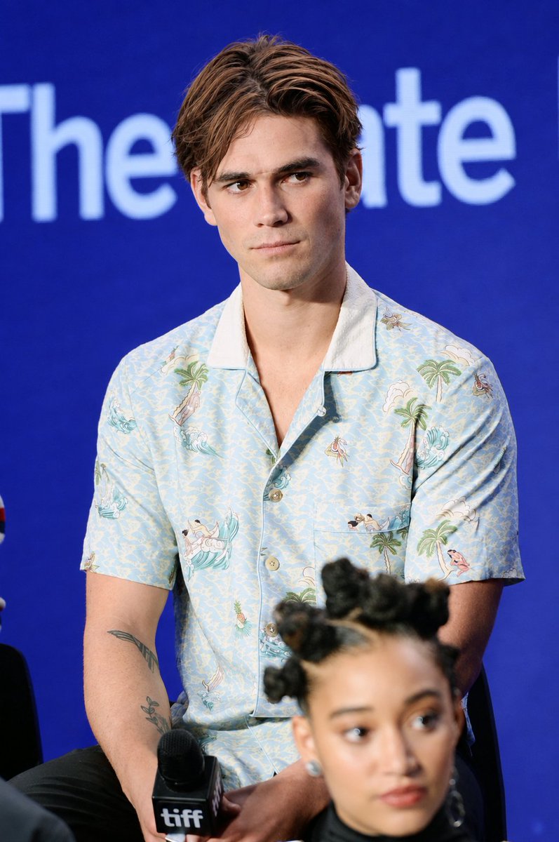 StoneJCates's tweet photo. 📸: #StoneCates at “The Skin We Live In” press conference at the 2026 Venice International Film Festival. #SkinWeLiveInMovie https://t.co/hJTHx2T4ea