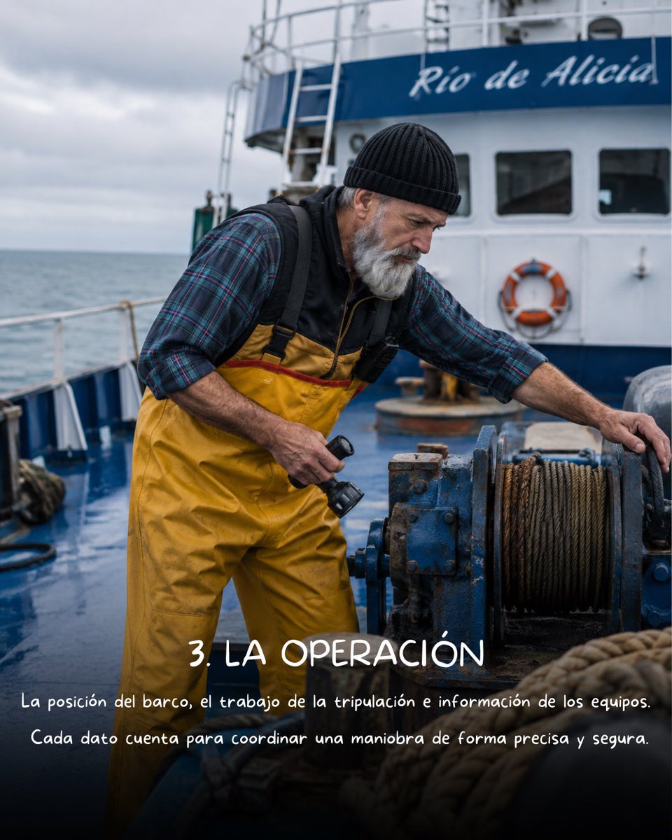 AtunecEC's tweet photo. 🌊 Antes de tomar una decisión, un capitán observa el mar, interpreta el clima y analiza cada detalle de la operación. Experiencia, información y atención al entorno se unen para maniobrar con precisión y seguridad. ⚓ https://t.co/5kdVrYnzk2