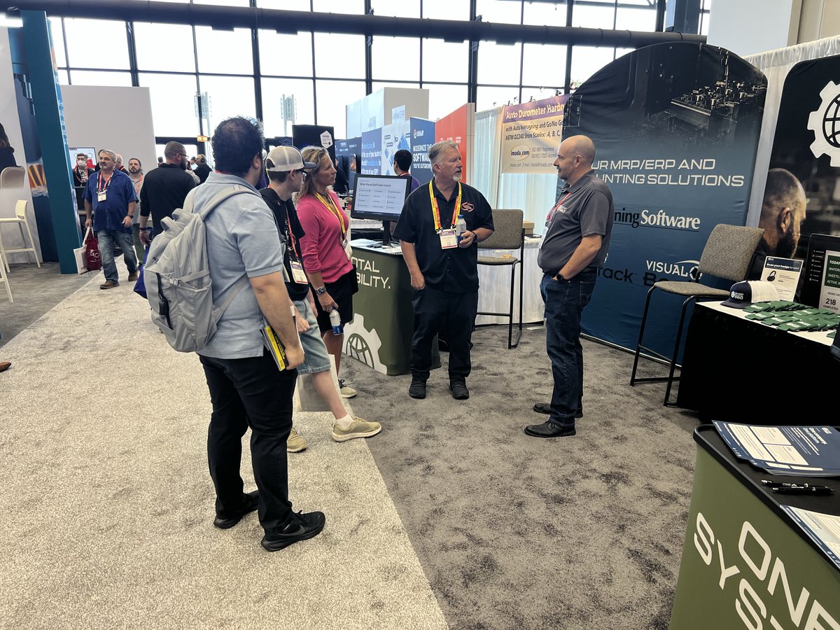 ShopData360's tweet photo. IMTS 2026 is in full swing — and so are we! 🏭

Stop by Booth #133256 (East Bldg, Level 3) to meet our new Head of Support Matt Long, chat with our sales team, or talk shop.
Scan your badge for a shot at Sony WH-1000XM6 headphones 🎧

#IMTS2026 https://t.co/VVBXi9vwjx