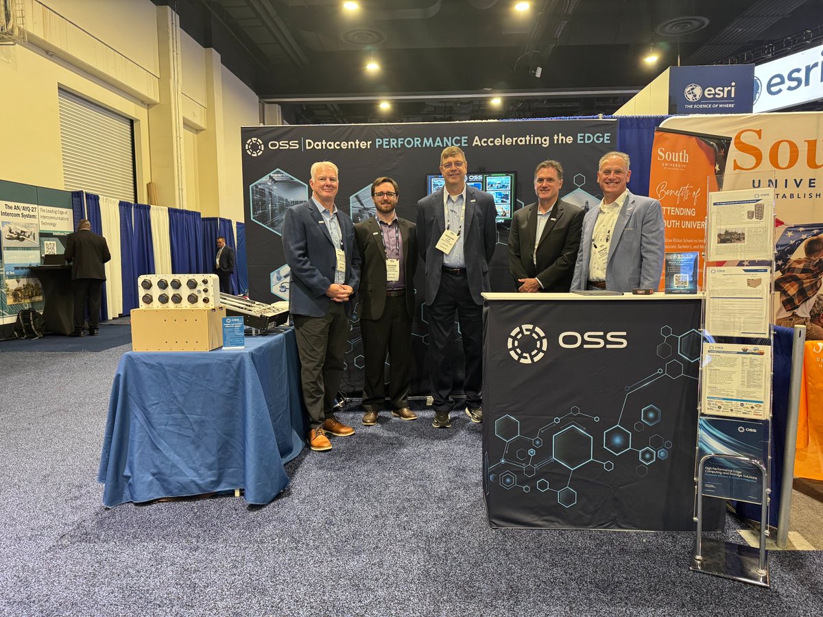 _OneStopSystems's tweet photo. Day 1 at #AFA2026 is underway.

The modern battlespace generates massive amounts of sensor data. The challenge? Turning that data into actionable intelligence fast enough to support the mission.

We are showcasing rugged edge computing for #IAMD, AI/ML, sensor fusion & C5ISR.

Booth 253 in Prince George's Hall.

Read our Q3 Newsletter: https://t.co/NRAXMVQQua

#AirForce #TacticalEdge #EdgeComputing