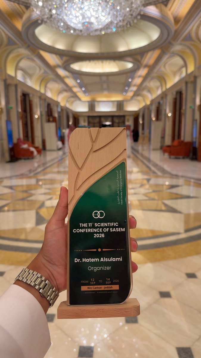 HFA11_'s tweet photo. Honored to have been part of the SASEM 2026 Organizing Team.

Proud to contribute to shaping the next generation of Emergency Medicine. 🚑🩺

#SASEM2026 #NextGen_EM https://t.co/DYIF8zgZxw