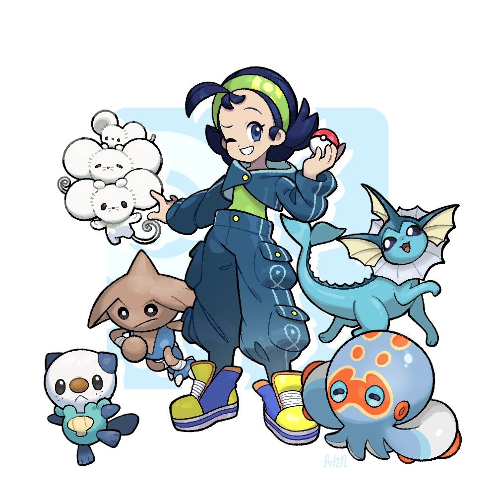 AdAn_Nanainonai's tweet photo. Aiko X Pokémon 🩵

It's trainer Aiko's turn!!
What do you think, did I choose her teammates well 🐙
Who would you have picked for her?

#おジャ魔女どれみ #OjamajoDoremi #MagicalDoremi #Pokemon #pokemonfanart https://t.co/toReMg7unK