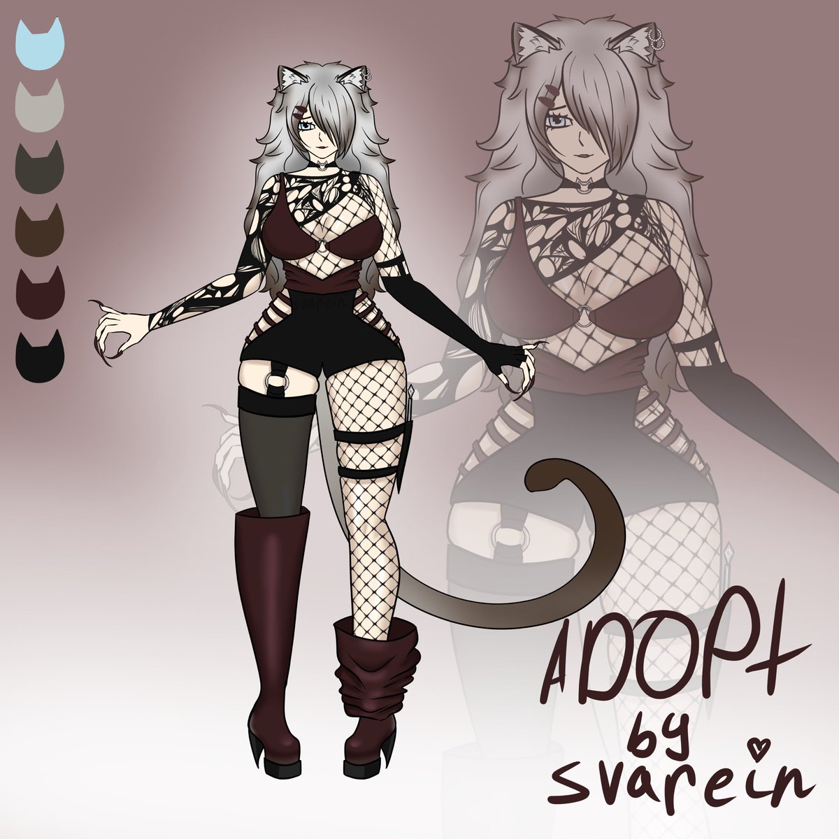 Svarein's tweet photo. New adopt ❤️

Moonlit Siamese🐈‍⬛
Up on DeviantArt https://t.co/vrzKcYE7K8

#adopt #catgirl #originalcharater https://t.co/3nozDM3vj2