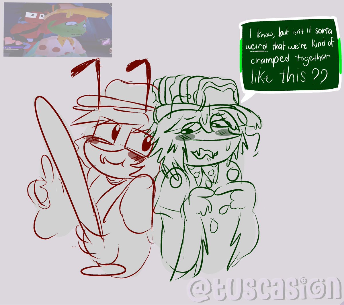 tuscasion's tweet photo. yayyy i finished my manton art !!! #manton #FUNHOUSE https://t.co/C0KEZZOsDA