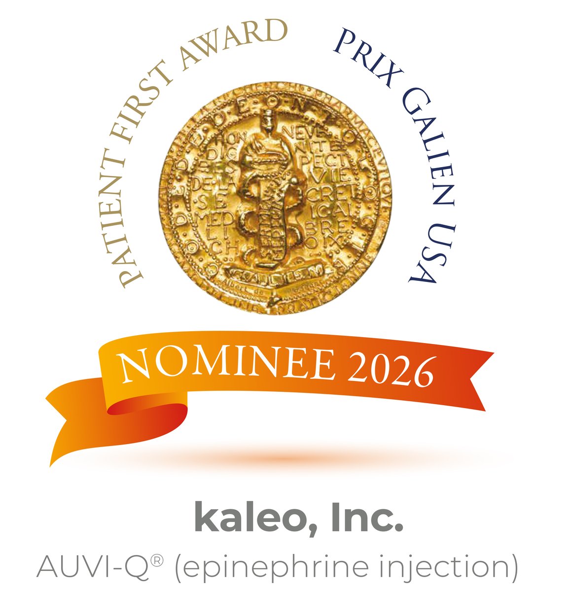 kaleo's tweet photo. Kaléo named a nominee for the Inaugural 2026 Prix Galien Patient First Award in Honor of Michael J. Fox in the Private Sector Initiatives Category. 

Read more: https://t.co/TkFCWs67pJ @GalienFdn https://t.co/5ryNIuyeo4