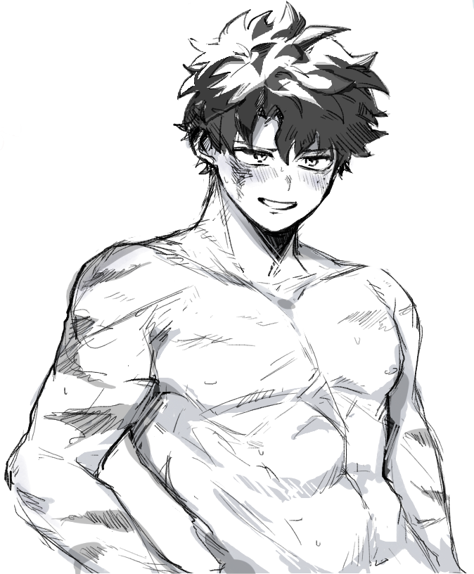 NEGITORO2KAN's tweet photo. わからせるって感じのデク https://t.co/qGxANrdOwG