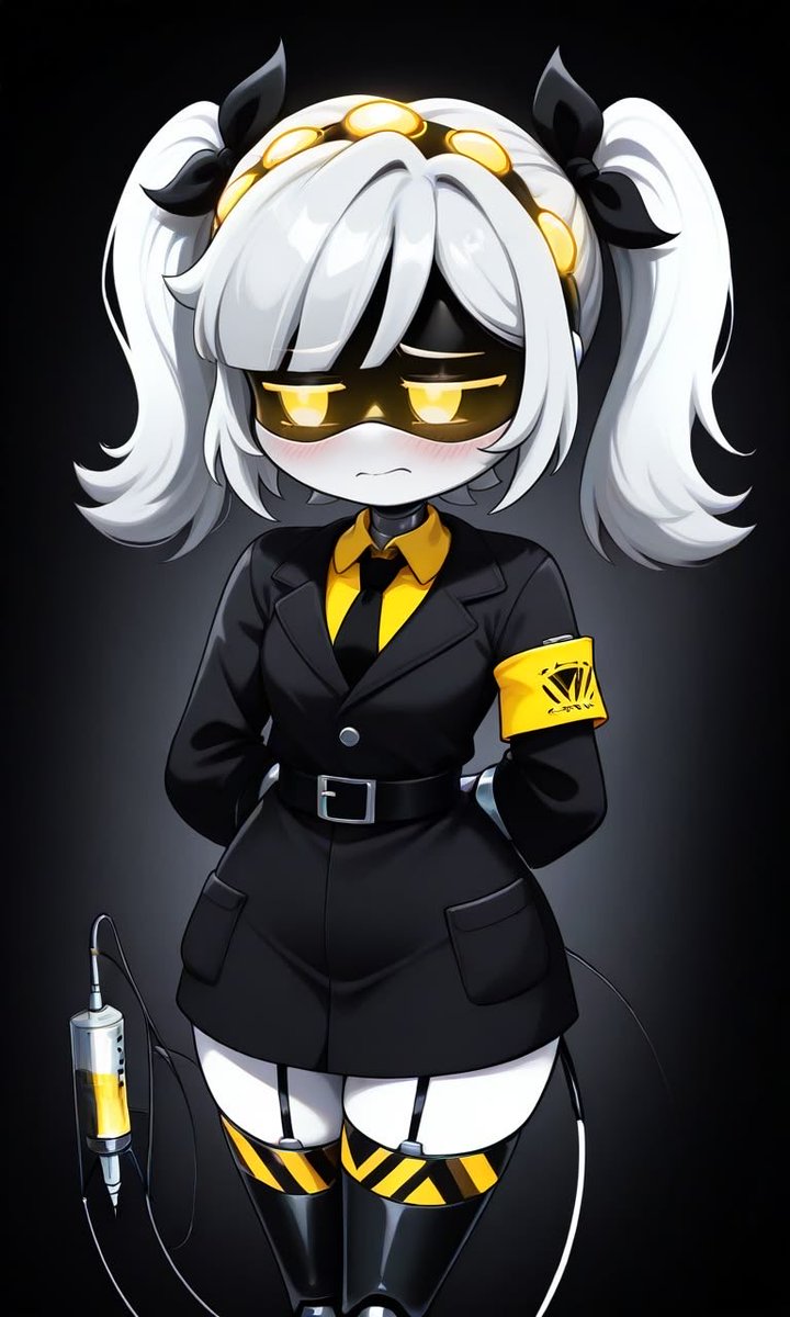 Charlotte1os's tweet photo. Cute but deadly vibes 🖤💛
#MurderDrones #Commission #DigitalArt #Art #FanArt https://t.co/OJgAWmI4yx