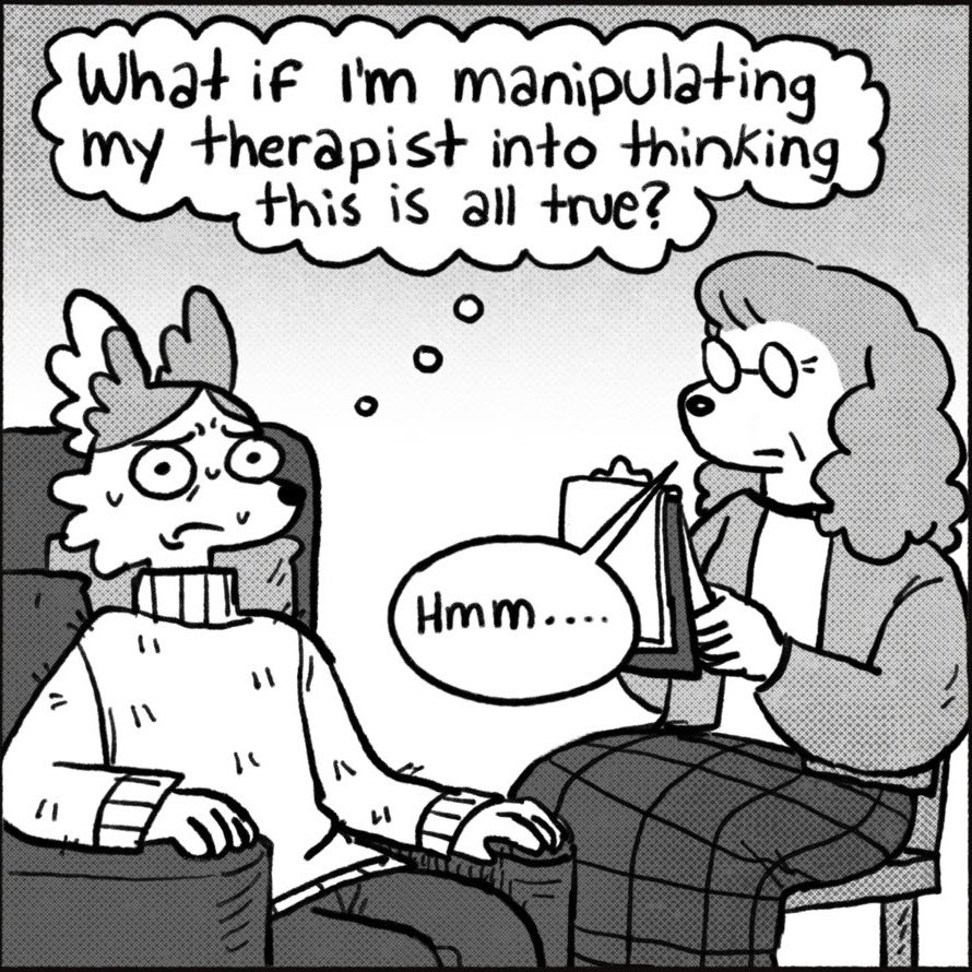 just_leg's tweet photo. Me when the doghause arc hits too close to home https://t.co/QhImbVQQfD