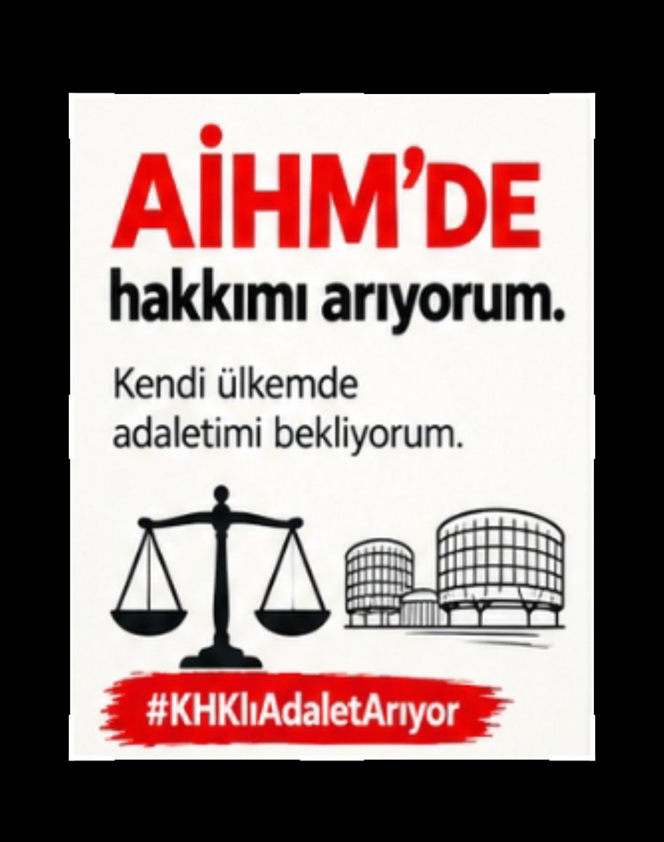 Ayfer202020's tweet photo. KHKlıAdaletArıyor
Kendi ülkemde adaletimi bekliyorum https://t.co/qcGBB5N6Xy