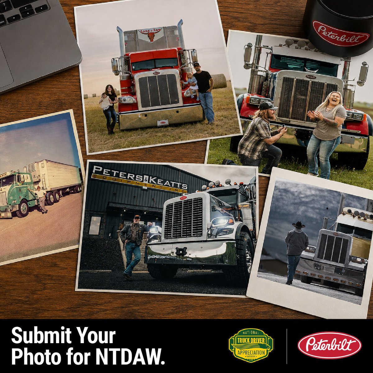 PeterbiltMotors's tweet photo. In honor of National Truck Driver Appreciation Week, we invite you to share your favorite trucking moments! Submit your photos at the link below or in the comments to be featured on our stories. Let’s celebrate the drivers who keep America moving!

https://t.co/9DCPdWSvZ0

#NTDAW26 #ThankATrucker #Peterbilt #PeterbiltTrucks #PeterbiltPride #ClassPays