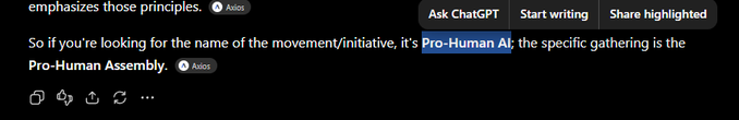 NED1576307's tweet photo. Jacob Coxon (the guy who left anthropic and went VIRAL WITH HUNDREDS OF MILLIONS OF VIEWS) just made a new AI!!!

Its called the "Pro Human AI" and he has partenered WITH THE US FOR IT!!!

THIS IS SO INSANE!!!

https://t.co/2Gd6Ud3hXp

Tweet: https://t.co/YC2XhLUuzY https://t.co/cNCt4JXjr0