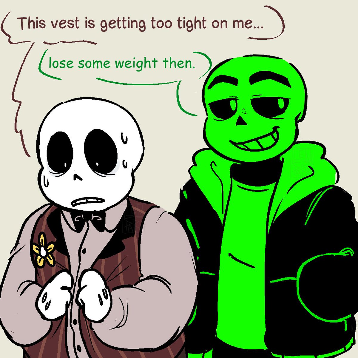 SmarthyStars's tweet photo. I like this ship

#mirrortale #greensans https://t.co/s2S26Ppv59
