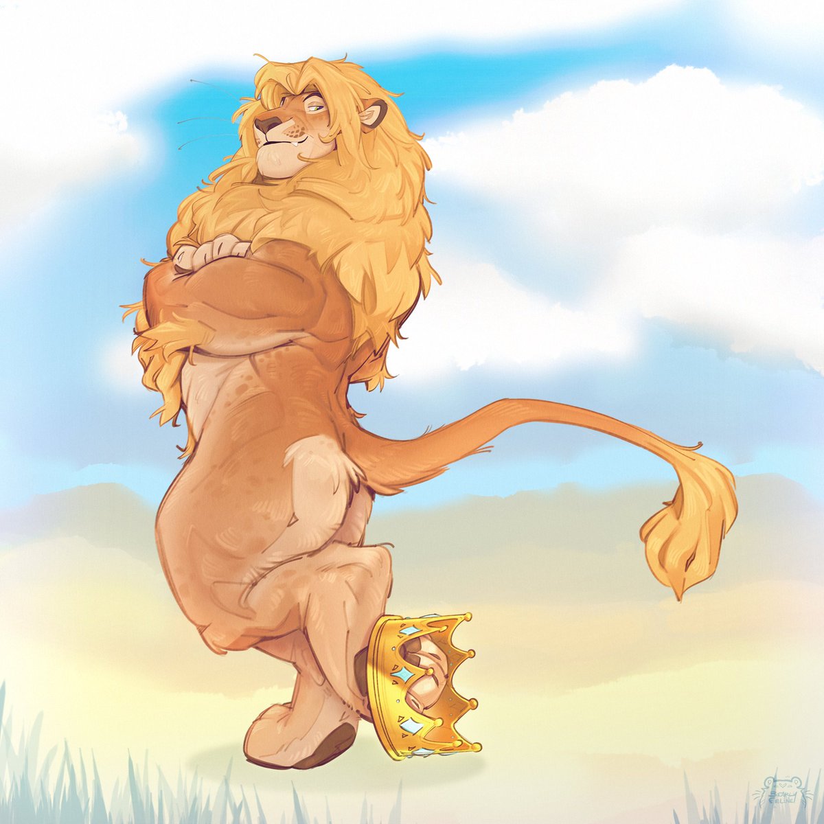 BearlyFeline's tweet photo. "You drop somethin'? ;3" 👑 https://t.co/0OSovXBKOY