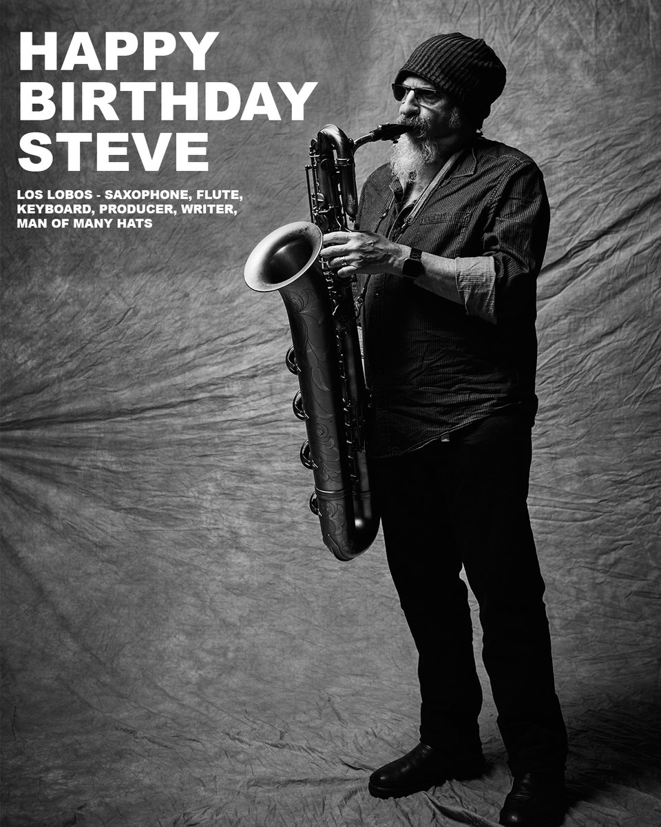 LosLobosBand's tweet photo. Sound the horns — it’s Steve Berlin’s birthday! 🎉🎷

Join us in celebrating and sending some birthday love his way! 👇 #LosLobos https://t.co/98W5YbZdoI