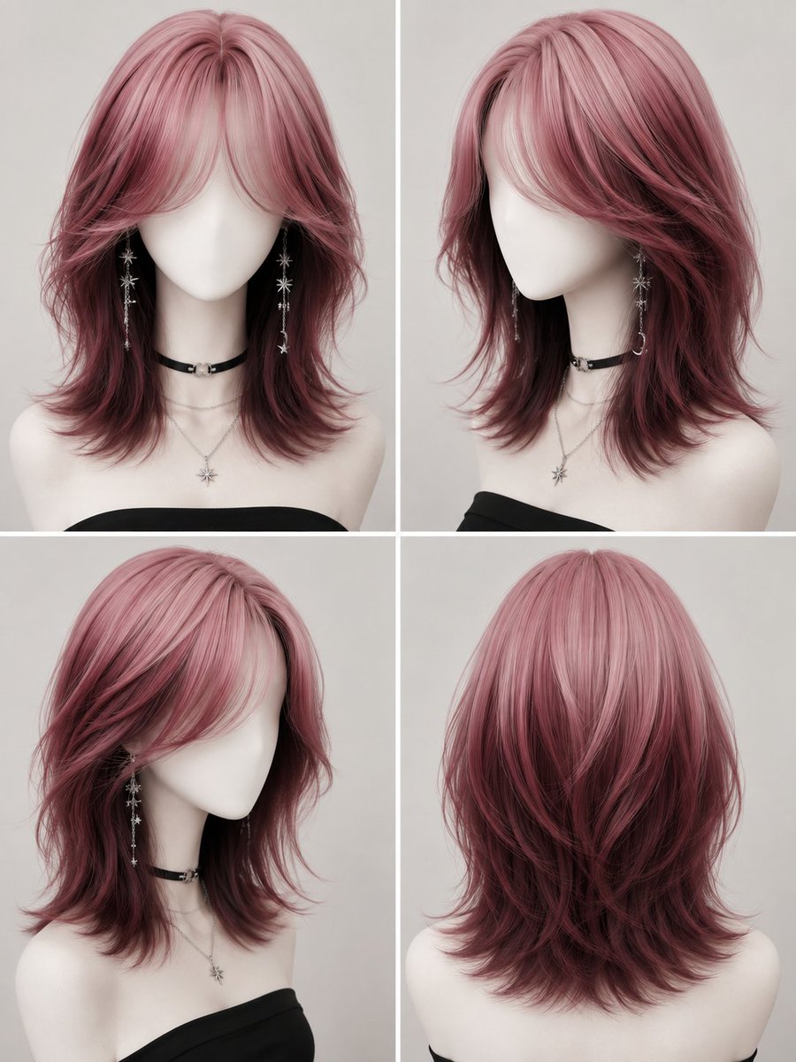 ClothesAesthe's tweet photo. Dusty Rose Burgundy Ombré https://t.co/EmzZzAV7W6