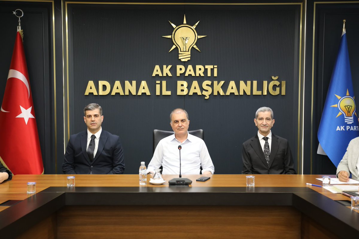 avmustafaozkan's tweet photo. Her zaman Adana’mızın ve teşkilatımızın yanında olan Genel Başkan Yardımcımız ve Parti Sözcümüz Sayın Ömer Çelik’in teşrifleriyle haftalık olağan İl Yönetim Kurulu Toplantımızı gerçekleştirdik.

Genel Başkanımız ve Cumhurbaşkanımız Sayın Recep Tayyip Erdoğan’ın liderliğinde; birlik ve beraberlik içerisinde, güçlü teşkilat yapımızla milletimize hizmet yolunda çalışmalarımızı kararlılıkla sürdürüyoruz.

Sayın Bakanımıza kıymetli değerlendirmeleri ve her zamanki destekleri için tüm teşkilatımız adına şükranlarımı sunuyorum.

@omerrcelik @abuyukgumus 
@yahyacelik_ @ozmehmetemin