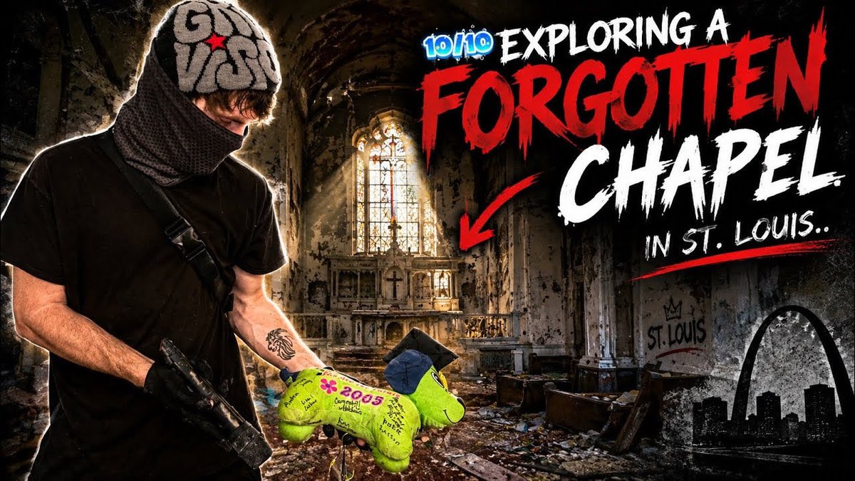 AceeReacts's tweet photo. I Exploding a Forgotten Abandoned Chapel in St. Louis… https://t.co/p65KfvF4s7 via @YouTube https://t.co/tED1jv4LNL