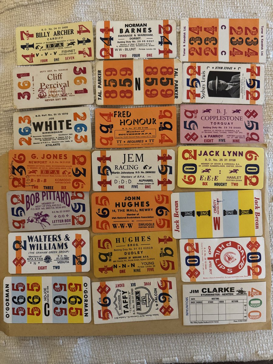 SimonNott's tweet photo. Some of these names will bring back some memories. Must have done my cobblers, all losing bets! @Lordsofthering1 https://t.co/bxcLTOLmZz
