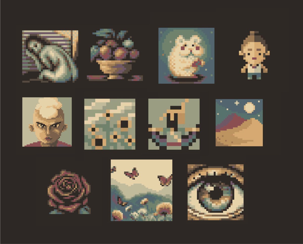 design_sb1's tweet photo. These are my gifts for the day Day 1132: Gifts on @basepaint_xyz . it is always amazing to receive WIPs from friends, thank you @manytle @SarkarAbhijoy @bloomspn @Degudhadharma @Bombadiluss @Itshodyo @PWITHTHEONE @bash134eth @imaqtkaii and @fredyrim . I love all of them 🥰 https://t.co/UG6mHDxNSG