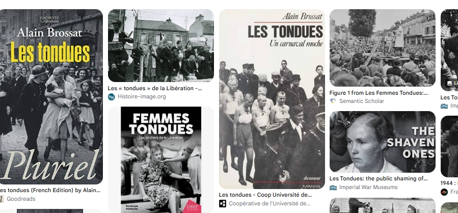 betabeth007's tweet photo. "Les Tondues", Nazi Sally, "German Girls" - #MAGA wh-res doing PR for and sexualizing #Trump  fascist attack on USA, child sexual assault, genocide/human trafficking SHOULD face a reckoning. #Novig #Sweeney #Noem #Bondi #RepBoebert #Melania #NatalieHarp #Ivanka #Sophie #GalGadot https://t.co/2Sk7ckFYBS