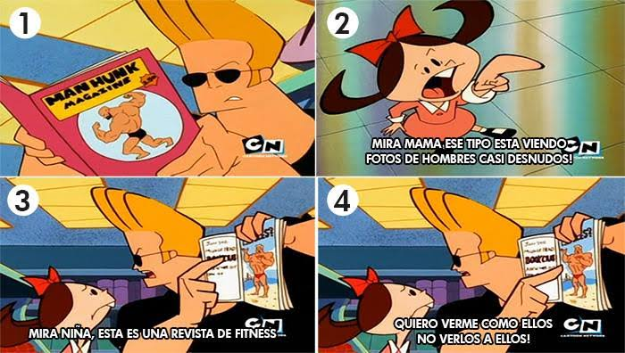 Homeroe1's tweet photo. @NoSoyLaTostada Johnny bravo lo explico en los 90's https://t.co/IPaFJ2z15B