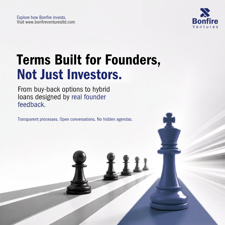 BonfireVltd's tweet photo. Every business has different realities, so funding should not always follow a one size fits all approach.

The right terms should support sustainable growth while creating value for both the founder and investor.

#BonfireVentures 
#BusinessFunding 
#SustainableGrowth https://t.co/PvTdoEASCq