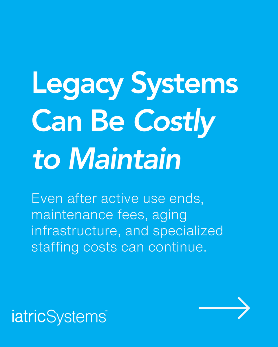IatricSystems's tweet photo. Data Extraction Suite helps you preserve the MEDITECH data your organization still needs without having to stay tied to aging systems longer than necessary. 

Learn more here: https://t.co/kJlTheHSif https://t.co/TB0n7A1jYe