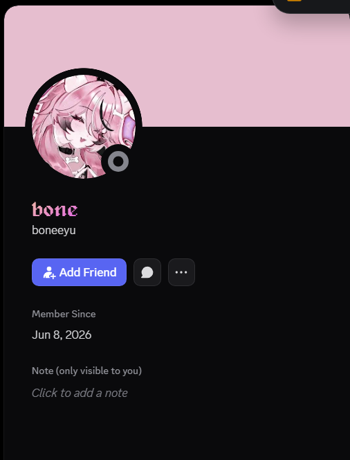 bonenyuu's tweet photo. !! This person is NOT me !!
my discord is and will always be 'bonenyu' https://t.co/3t7ZQT4QNS