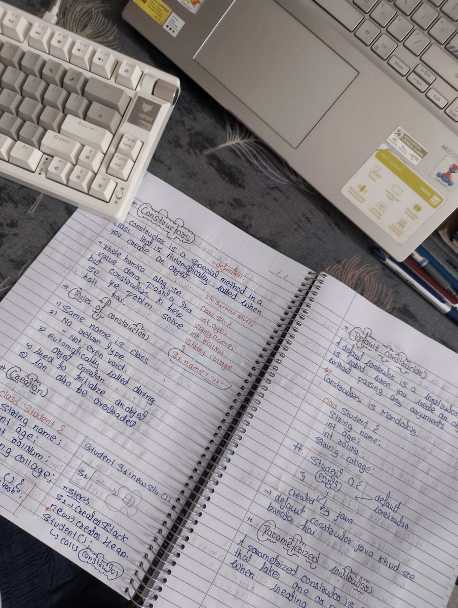 livingbxtter's tweet photo. Day 2
 
>  Continued oops
> Studied constructors deeply 
> Tried making resume will get it done by      tmrow 
> Started reading 
> Watched one piece https://t.co/0qnY9pPALx