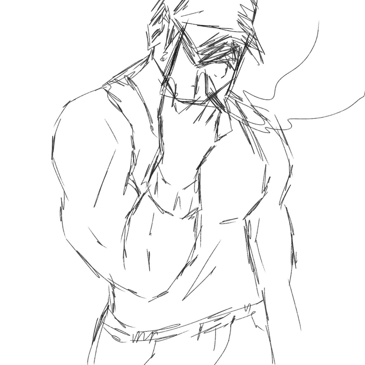 Michelle_069_'s tweet photo. Some Danya rough sketch, Art block is coming for me 😿 #w1wd https://t.co/agOtwwDeQd