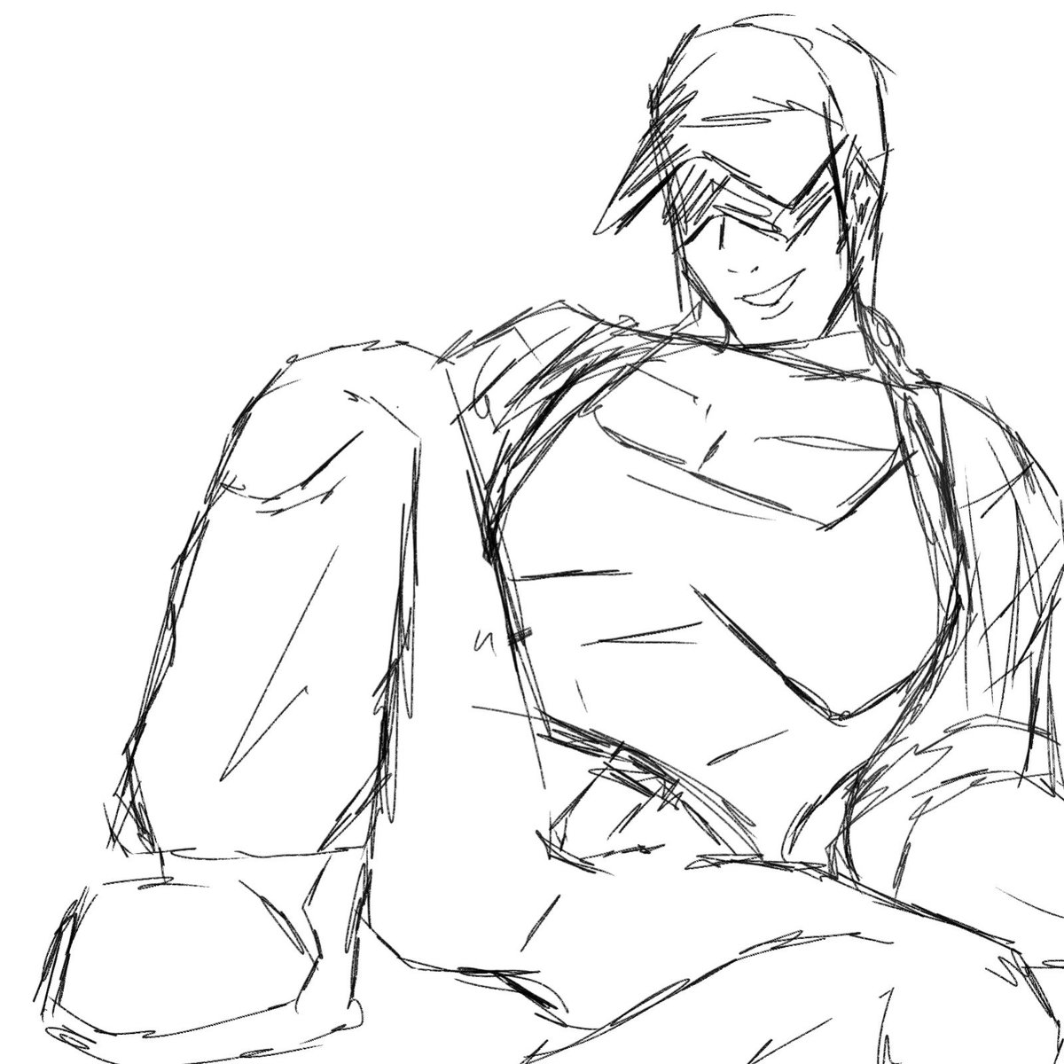 Michelle_069_'s tweet photo. Some Danya rough sketch, Art block is coming for me 😿 #w1wd https://t.co/agOtwwDeQd